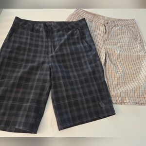 2 Pairs Gotcha Shorts, Hybrid And 100% Cotton